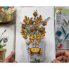 GLIMPS Fustelle - GF 25-36 FIORI DOODLE