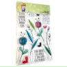 GLIMPS CLEAR STAMPS - GCS 25-192 FIORI DOODLE