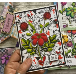 GLIMPS CLEAR STAMPS - GCS 25-193 BANNER DOODLE
