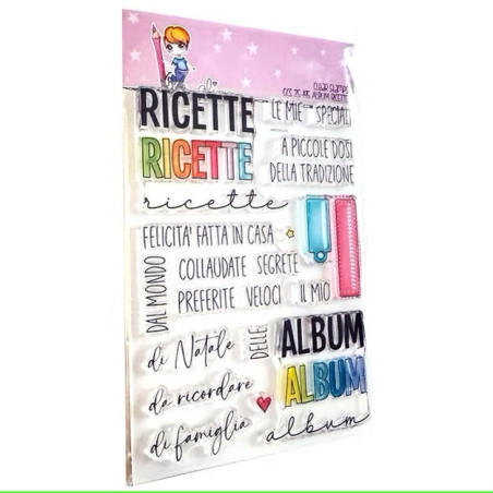 GLIMPS CLEAR STAMPS - GCS 25-195 ALBUM RICETTE
