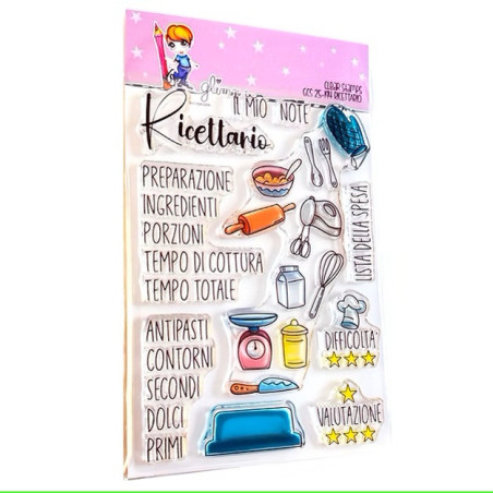 GLIMPS CLEAR STAMPS - GCS 25-194 RICETTARIO