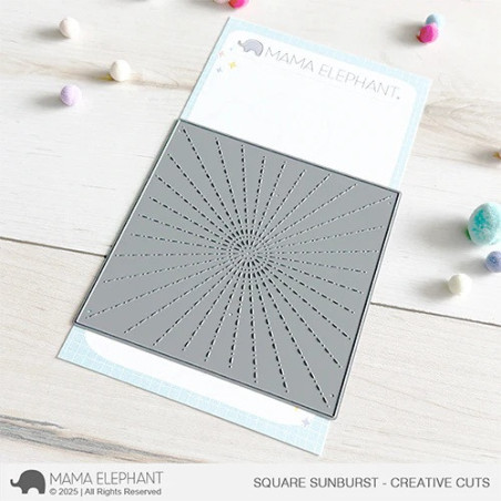Mama Elephant Square Sunburst CREATIVE CUTS
