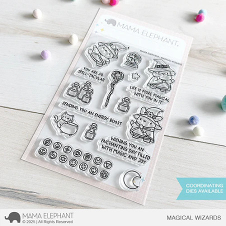 Mama Elephant MAGICAL WIZARDS Clear Stamp