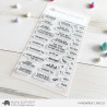 Mama Elephant HANDMADE LABELS Clear Stamp