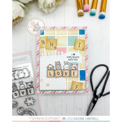 Mama Elephant GAME NIGHT Clear Stamp