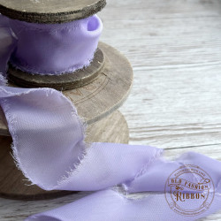 Old Fashion Ribbon Silk Chiffon LIGHT VIOLET