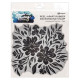 Simon Hurley Create Background Stamp Whimsical Florals 15x15cm