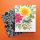 Simon Hurley Create Background Stamp Whimsical Florals 15x15cm