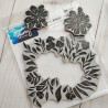 Simon Hurley Create Background Stamp Whimsical Florals 15x15cm