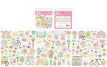 Doodlebug Design Butterfly Kisses Odds & Ends 134 pezzi