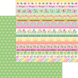 Doodlebug Design Butterfly Kisses Paper Pack 30x30cm
