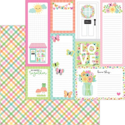 Doodlebug Design Butterfly Kisses Paper Pack 30x30cm