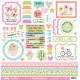 Doodlebug Design Butterfly Kisses Paper Pack 30x30cm
