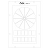 Sizzix Studio Clear Stamps with Stencils by Vic Hollins Artist Tools 666762