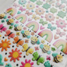 Doodlebug Design Butterfly Kisses Puffy Icons Stickers
