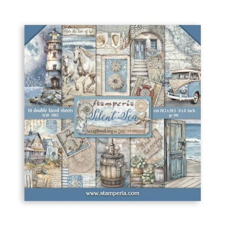 Stamperia Silent Sea Paper Pack 20x20cm