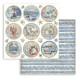 Stamperia Silent Sea Paper Pack 20x20cm