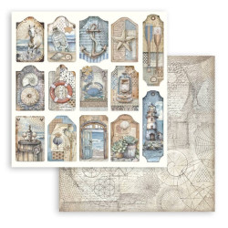 Stamperia Silent Sea Paper Pack 20x20cm