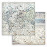Stamperia Silent Sea Backgrounds Paper Pack 20x20cm