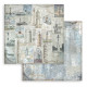 Stamperia Silent Sea Backgrounds Paper Pack 20x20cm