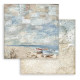 Stamperia Silent Sea Backgrounds Paper Pack 20x20cm