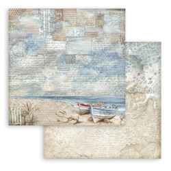 Stamperia Silent Sea Backgrounds Paper Pack 20x20cm
