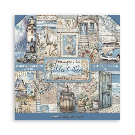 Stamperia Silent Sea Paper Pack 30x30cm