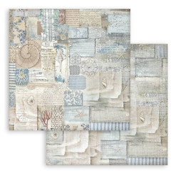 Stamperia Silent Sea MAXI Backgrounds Paper Pack 30x30cm