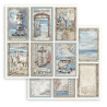Stamperia Silent Sea Paper Sheet 6 Cards 30x30cm