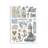 Stamperia Silent Sea A5 Washi Pad 8pz