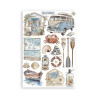 Stamperia Silent Sea A5 Washi Pad 8pz