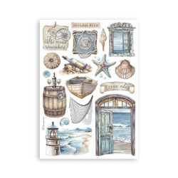 Stamperia Silent Sea A5 Washi Pad 8pz