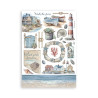 Stamperia Silent Sea A5 Washi Pad 8pz