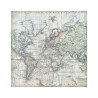 Stamperia Fabric Sheets SILENT SEA 30x30cm 4pezzi