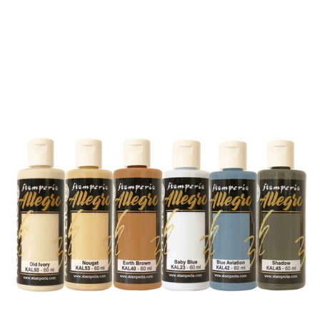 Stamperia Silent Sea Allegro Paint Kit