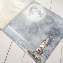 Stamperia Silent Sea MAXI Backgrounds Paper Pack 30x30cm