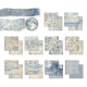 Stamperia Silent Sea MAXI Backgrounds Paper Pack 30x30cm