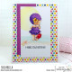Stamping Bella Summer Beach Bundle Girl in a Pinch Cling Stamp