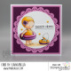 Stamping Bella Beach Bundle Girl with a Floatie Cling Stamp