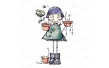 Stamping Bella Oddball Gardener Cling Stamp