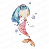 Stamping Bella Whimsabella Mermaid Bubble Bliss Cling Stamp