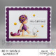 Stamping Bella Beach Bundle Girl with a Seagull Cling Stamp