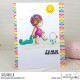 Stamping Bella Beach Bundle Girl with a Seagull Cling Stamp