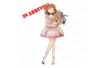 Stamping Bella Curvy Girl can buy herself Flowers Cling Stamp