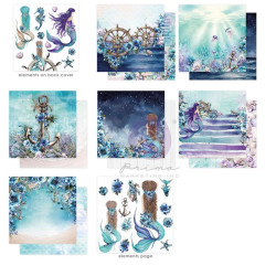 Prima Marketing A Mermaid's Tale Paper Pad 30x30cm