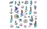 Prima Marketing A Mermaid's Tale Ephemera Mermaid's Treasures 66pz