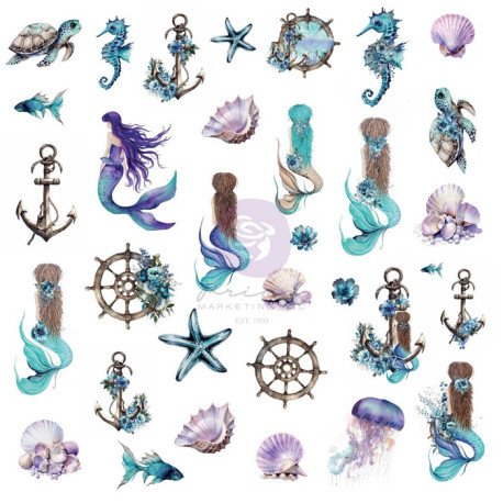 Prima Marketing A Mermaid's Tale Ephemera Mermaid's Treasures 66pz