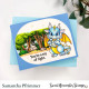 Sweet November Stamps April Diamond Dragon Clear Stamp Set