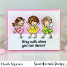 Sweet November Stamps Fairwee Twirl Clear Stamp Set