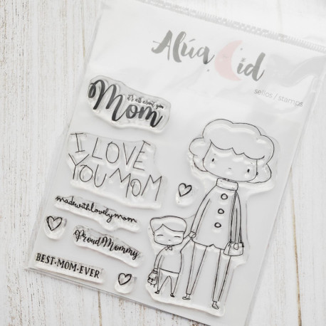 Alua Cid MOM Clear Stamp